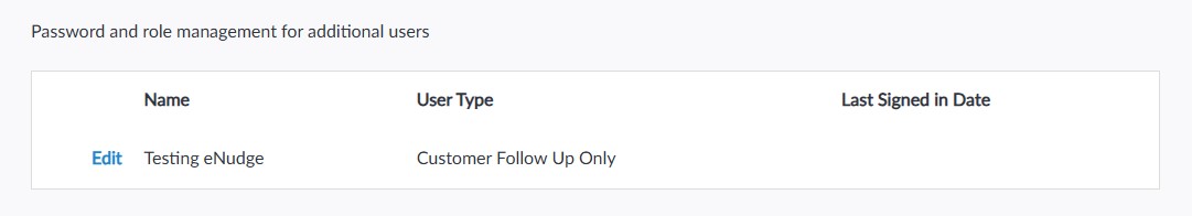 additional users in your Enudge account